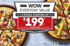 Pizzahut – Just Rs.199 each for Medium Pan Pizza