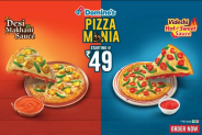 Hot Deal: Dominos Pizza Mania offer: Price @  Rs.49 Only