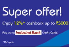 IndusInd Offer on IndiGo Flights Booking: Enjoy 12% Cashback – Only Saturday and Sunday